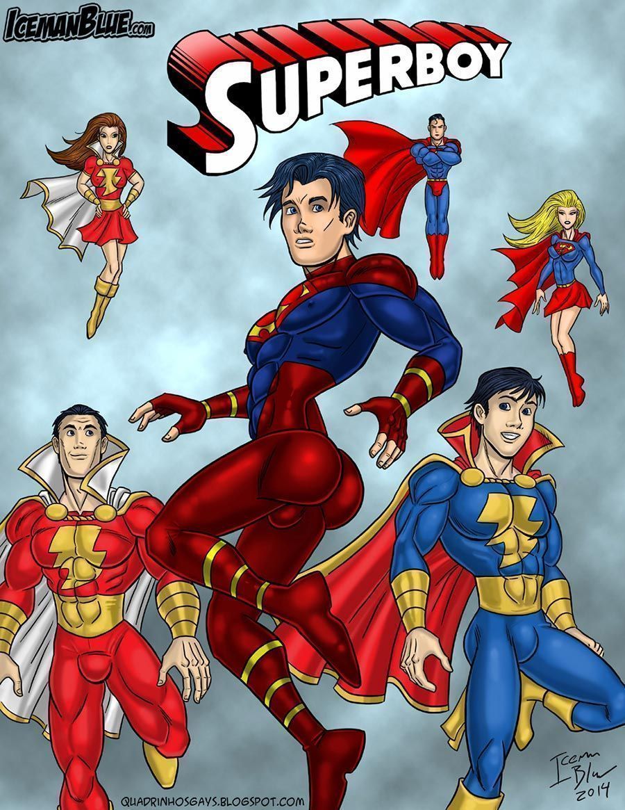 Página 1 do quadrinho adulto: Clone do Superboy Gay – Leia completo em XCOMICS