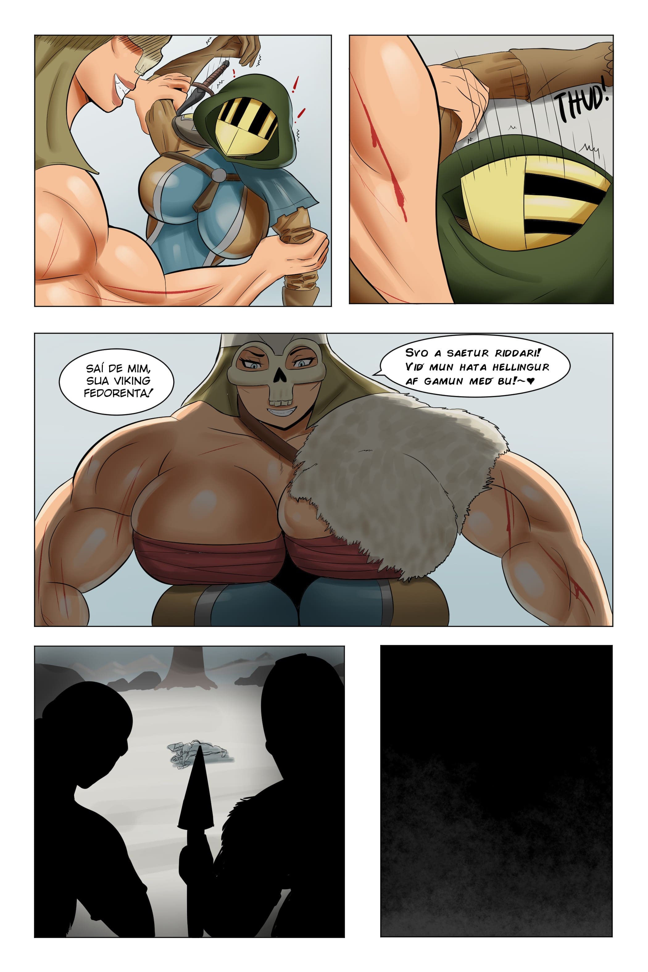 Página 3 do quadrinho adulto: Comida de vikings – Leia completo em XCOMICS