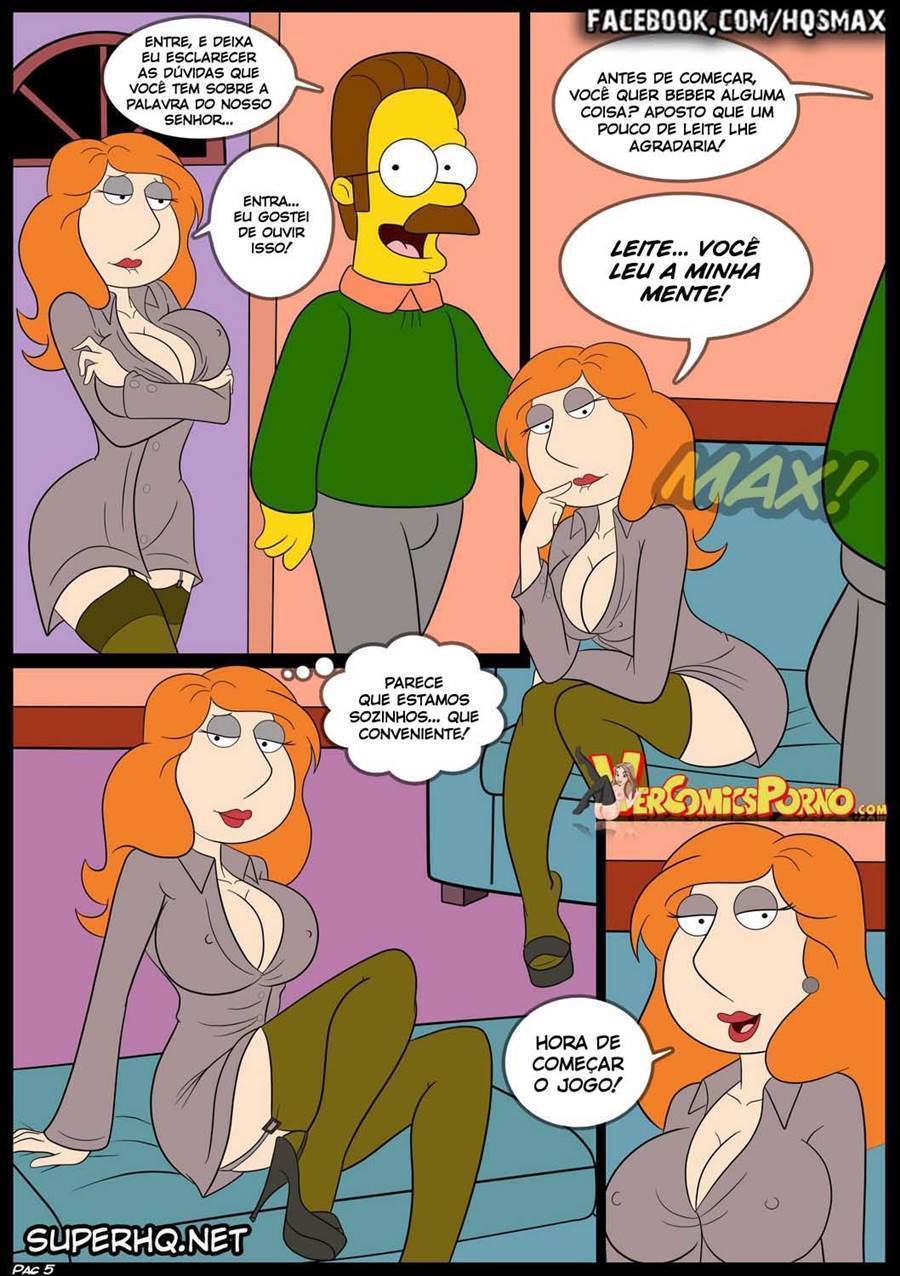 Página 5 do quadrinho adulto: Concurso de Putas dos Simpsons – Leia completo em XCOMICS
