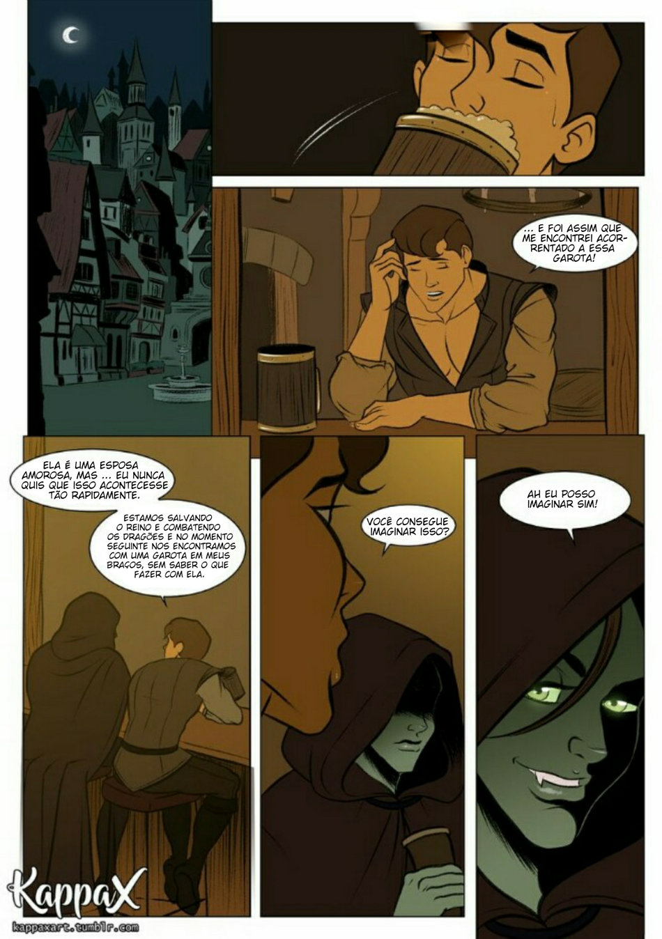 Página 2 do quadrinho adulto: Consolado pelo mago – Leia completo em XCOMICS
