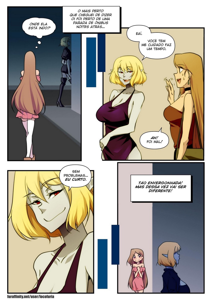 Página 4 do quadrinho adulto: Conversation with a vampire – Leia completo em XCOMICS
