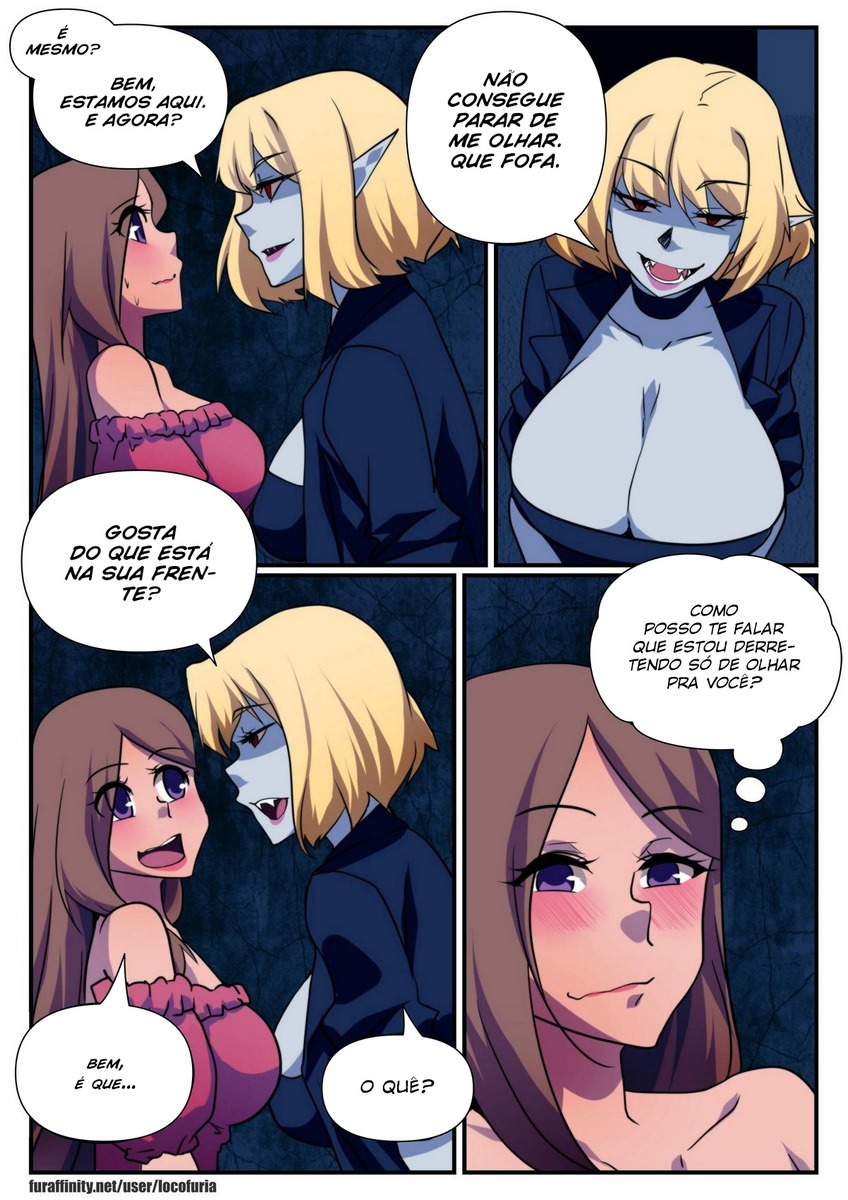 Página 6 do quadrinho adulto: Conversation with a vampire – Leia completo em XCOMICS