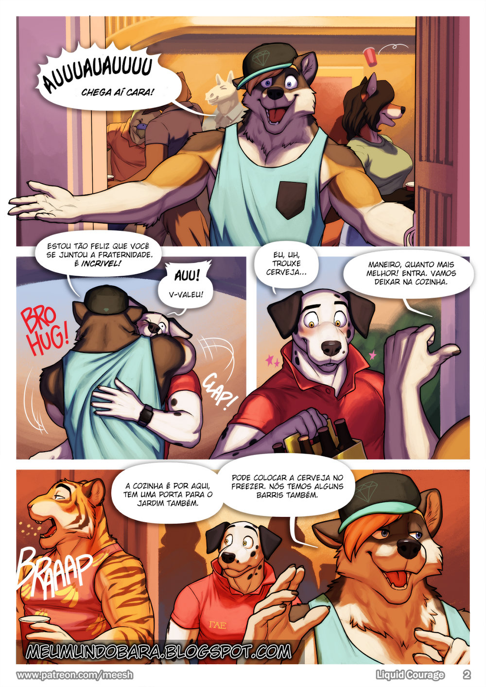 Página 4 do quadrinho adulto: Cu de bêbado não tem dono – Leia completo em XCOMICS