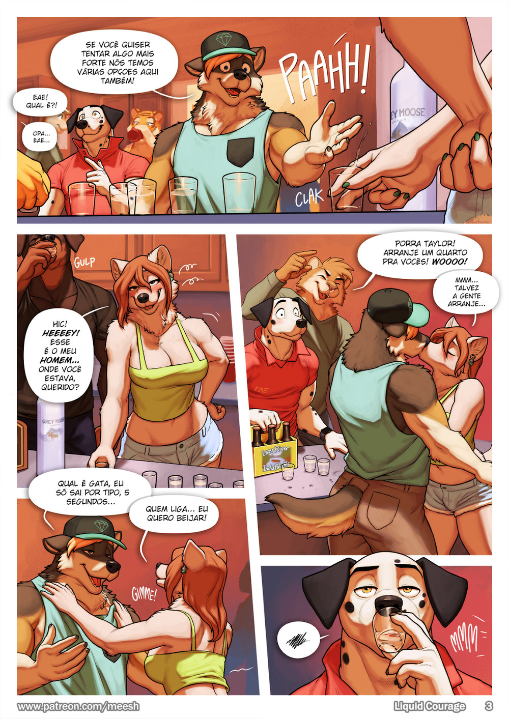 Página 5 do quadrinho adulto: Cu de bêbado não tem dono – Leia completo em XCOMICS