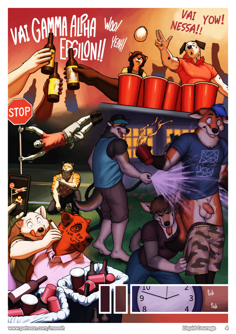 Página 6 do quadrinho adulto: Cu de bêbado não tem dono – Leia completo em XCOMICS