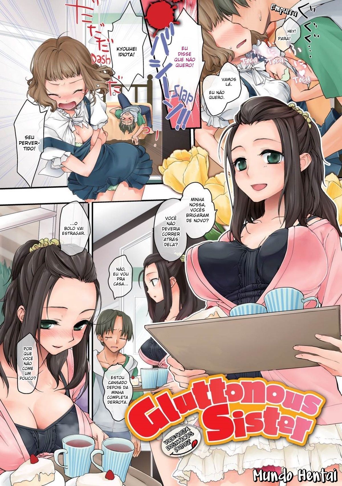 Capa do quadrinho adulto: Cunhada Peituda – Leia online em XCOMICS