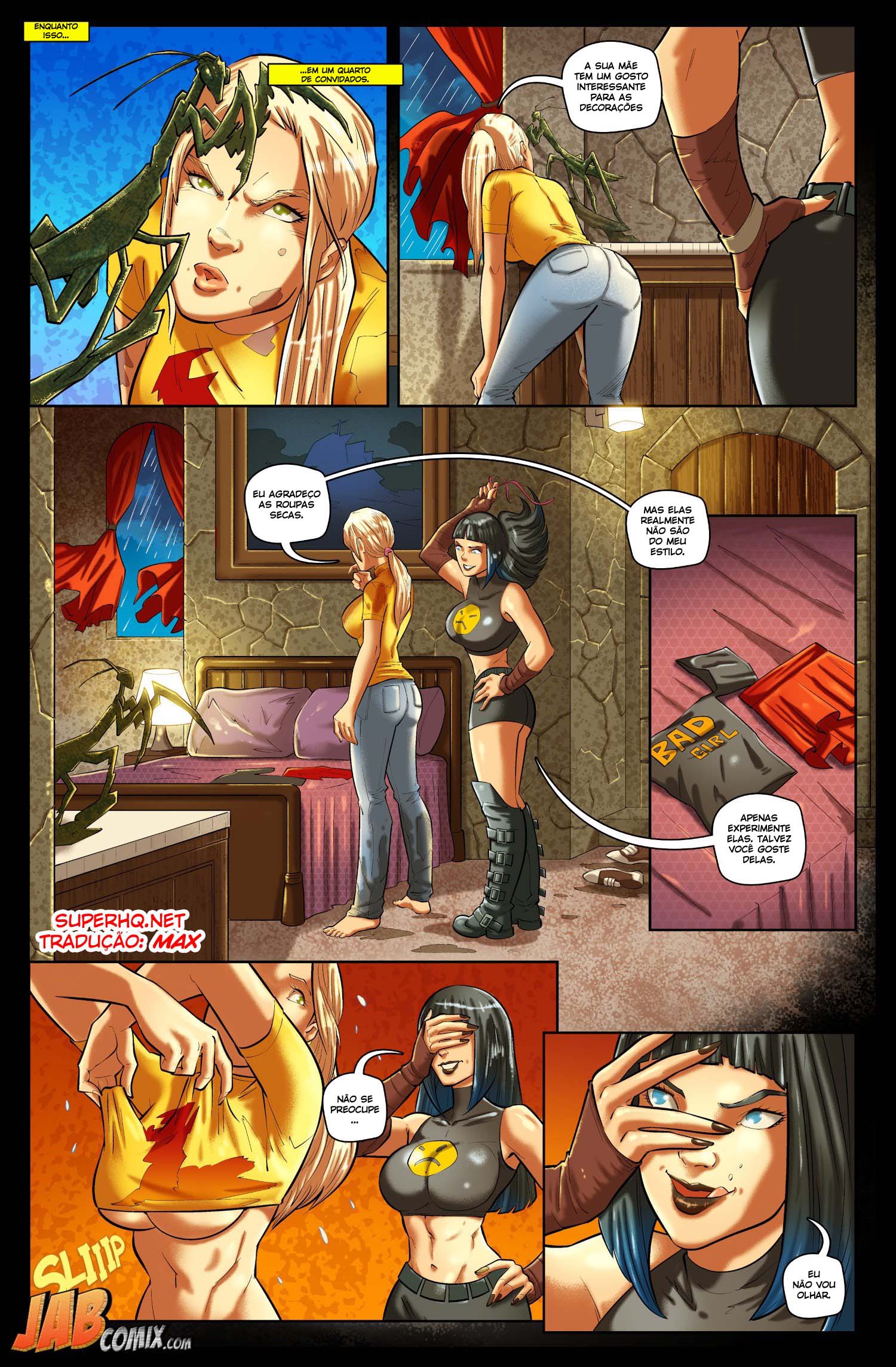 Página 11 do quadrinho adulto: Curse of the Black Mantis – Leia completo em XCOMICS