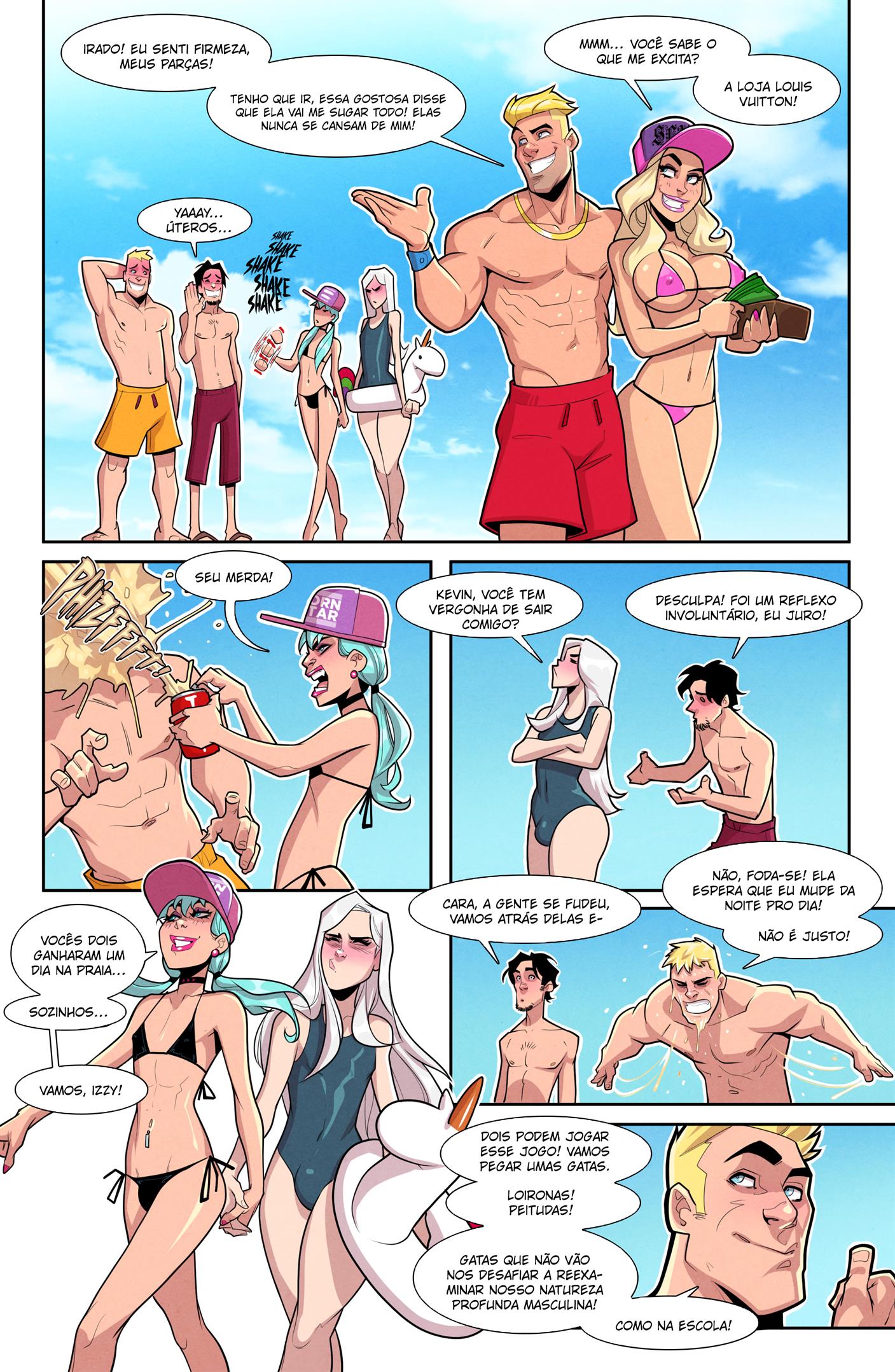 Página 4 do quadrinho adulto: Dando o cuzinho como vingança – Leia completo em XCOMICS