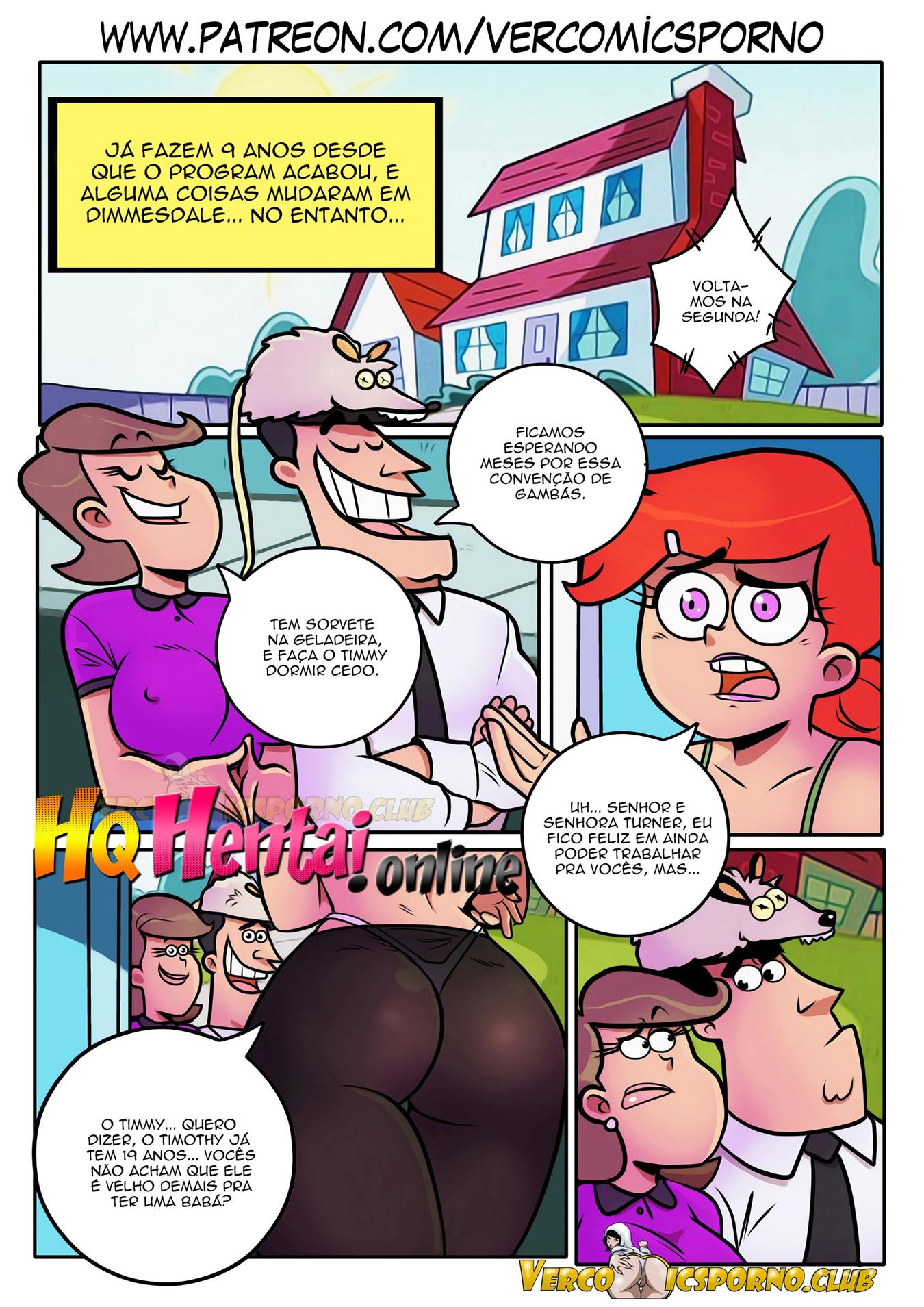 Página 3 do quadrinho adulto: Dando um trato na babá – Leia completo em XCOMICS