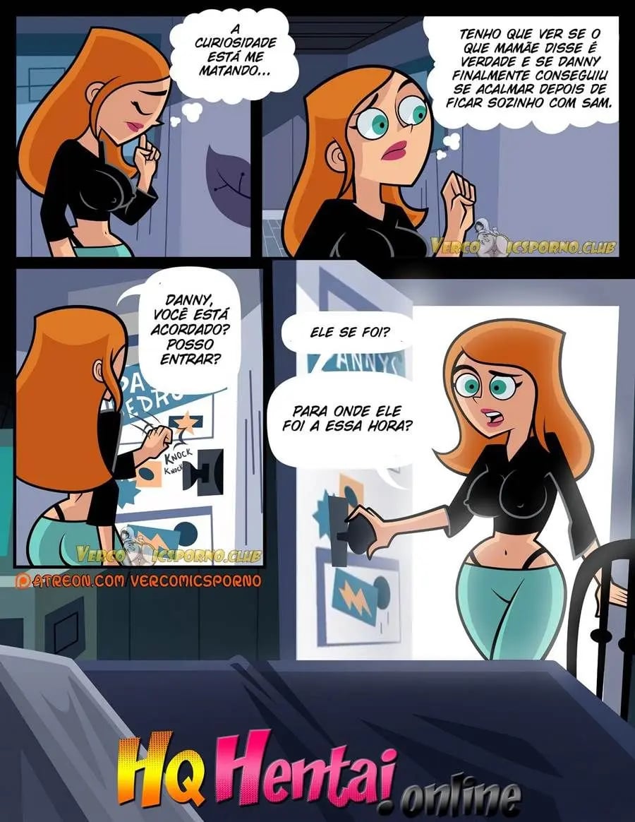 Página 2 do quadrinho adulto: Danny Phantom: A curiosidade – Leia completo em XCOMICS