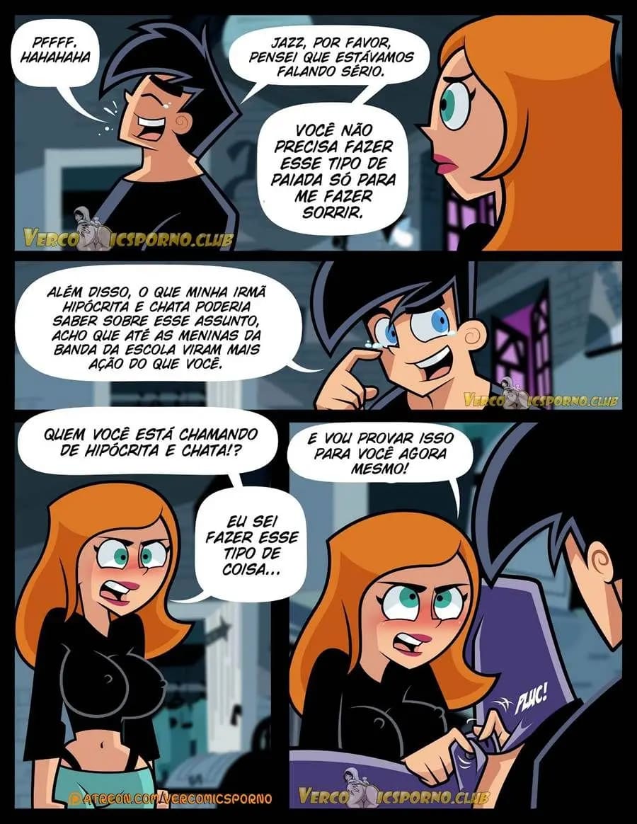 Página 12 do quadrinho adulto: Danny Phantom: A curiosidade – Leia completo em XCOMICS