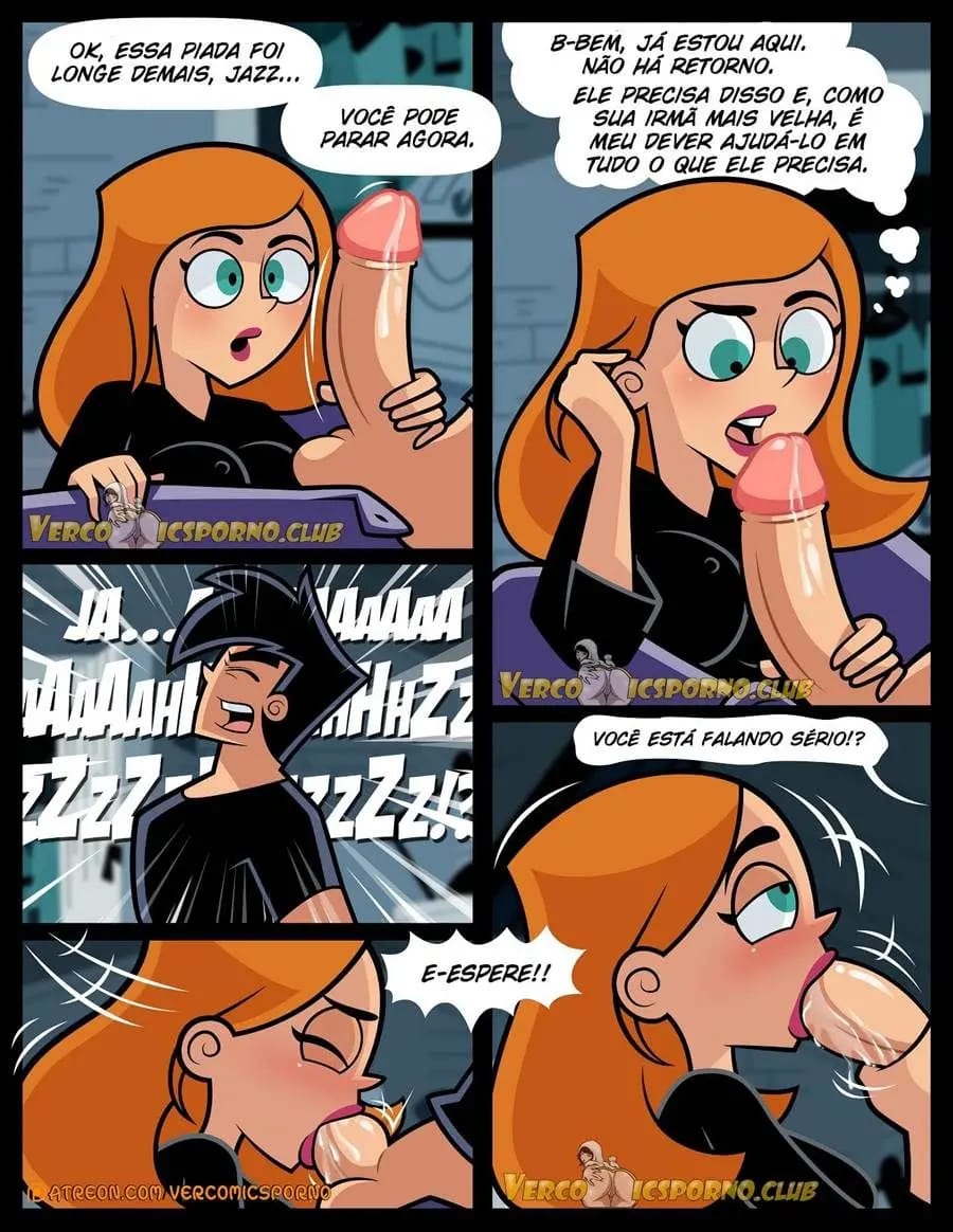 Página 13 do quadrinho adulto: Danny Phantom: A curiosidade – Leia completo em XCOMICS