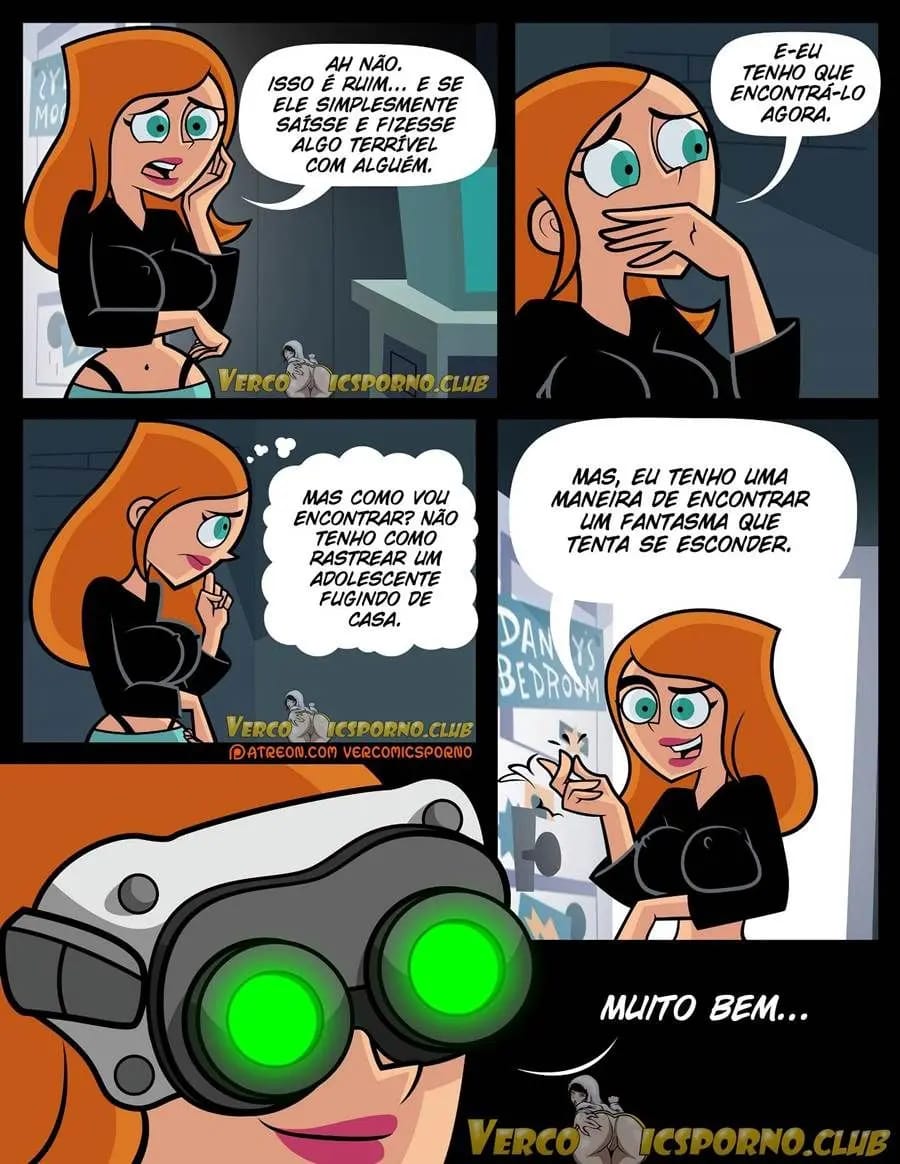 Capa do quadrinho adulto: Danny Phantom: A curiosidade – Leia online em XCOMICS