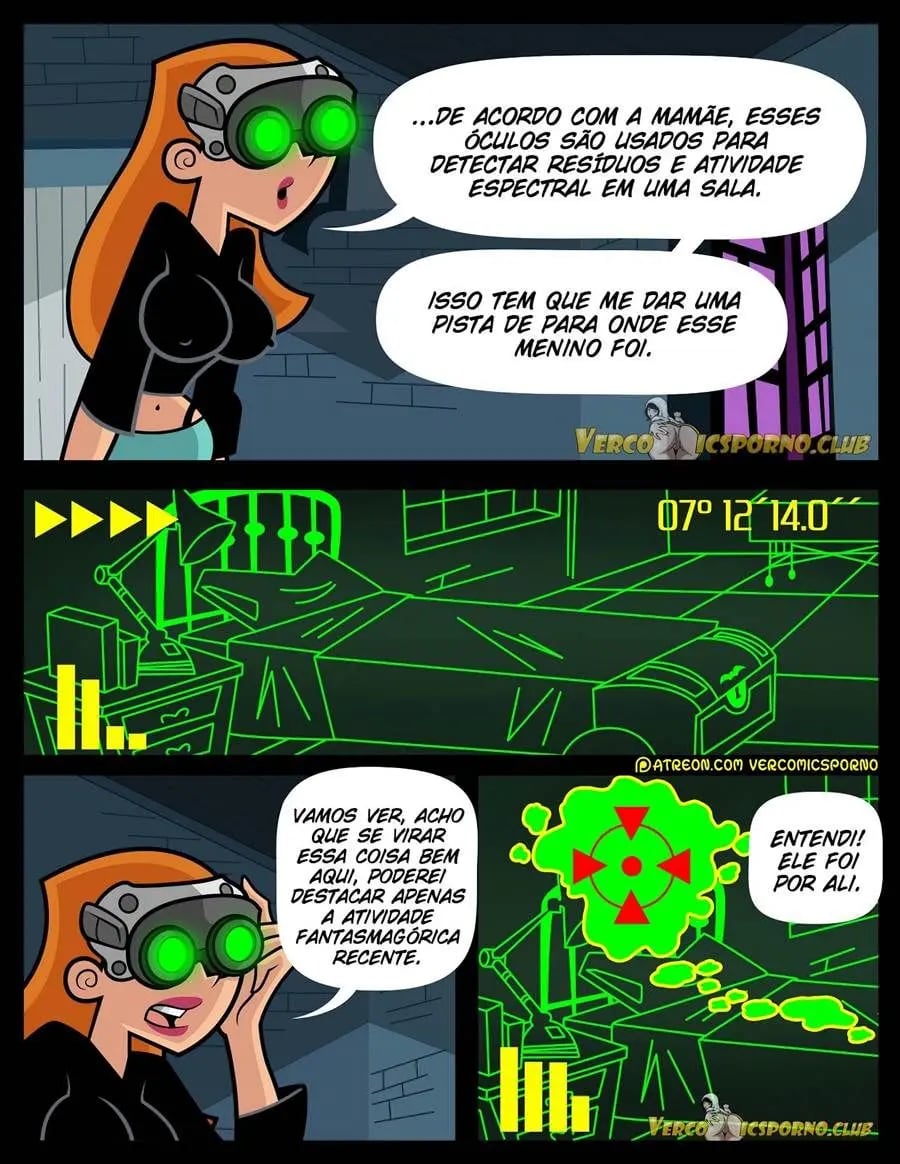 Página 4 do quadrinho adulto: Danny Phantom: A curiosidade – Leia completo em XCOMICS