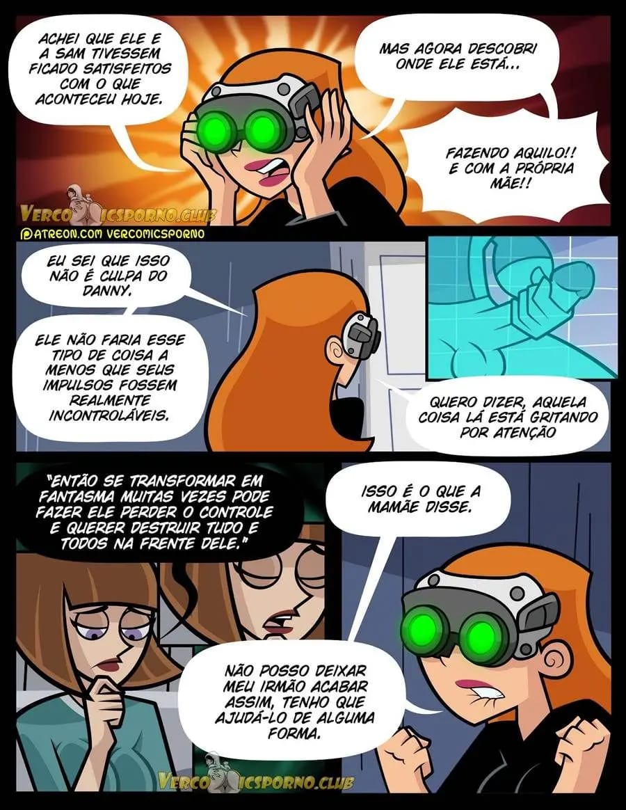 Página 6 do quadrinho adulto: Danny Phantom: A curiosidade – Leia completo em XCOMICS