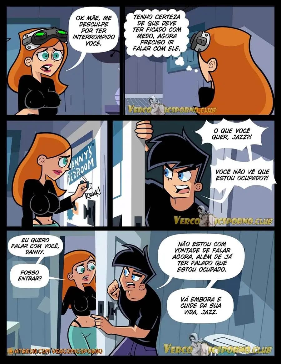 Página 8 do quadrinho adulto: Danny Phantom: A curiosidade – Leia completo em XCOMICS
