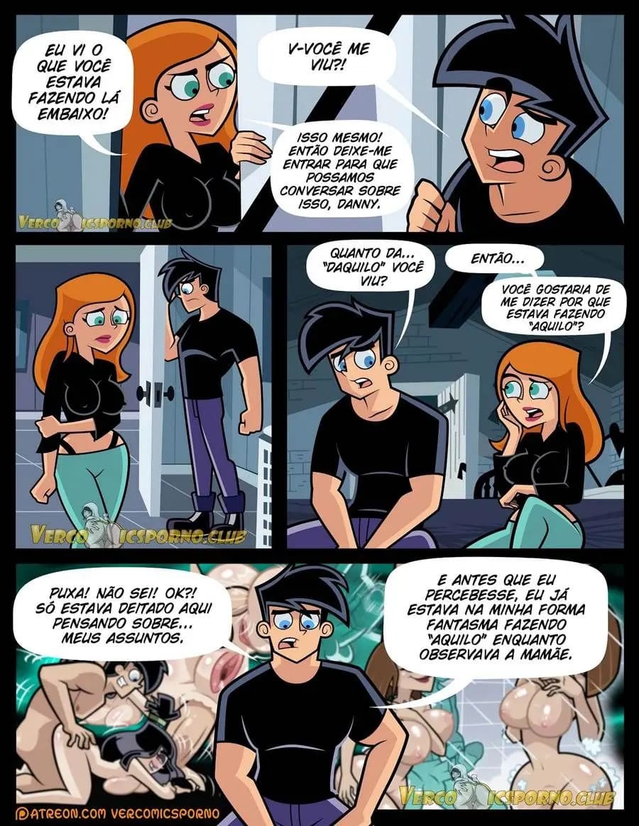 Página 9 do quadrinho adulto: Danny Phantom: A curiosidade – Leia completo em XCOMICS