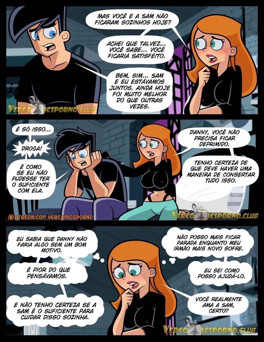 Página 10 do quadrinho adulto: Danny Phantom: A curiosidade – Leia completo em XCOMICS
