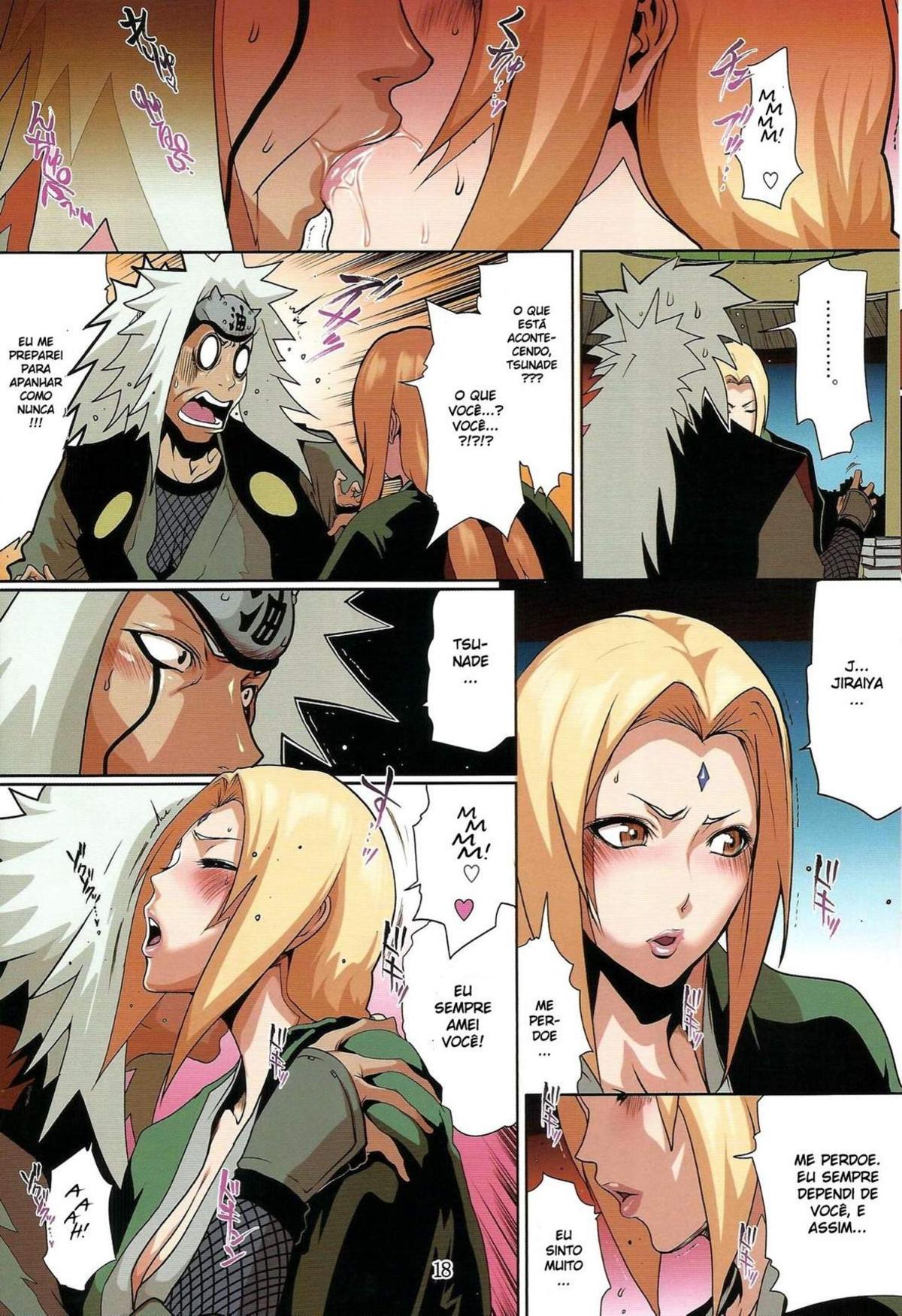 Capa do quadrinho adulto: Deixando a Tsunade com tesão – Leia online em XCOMICS
