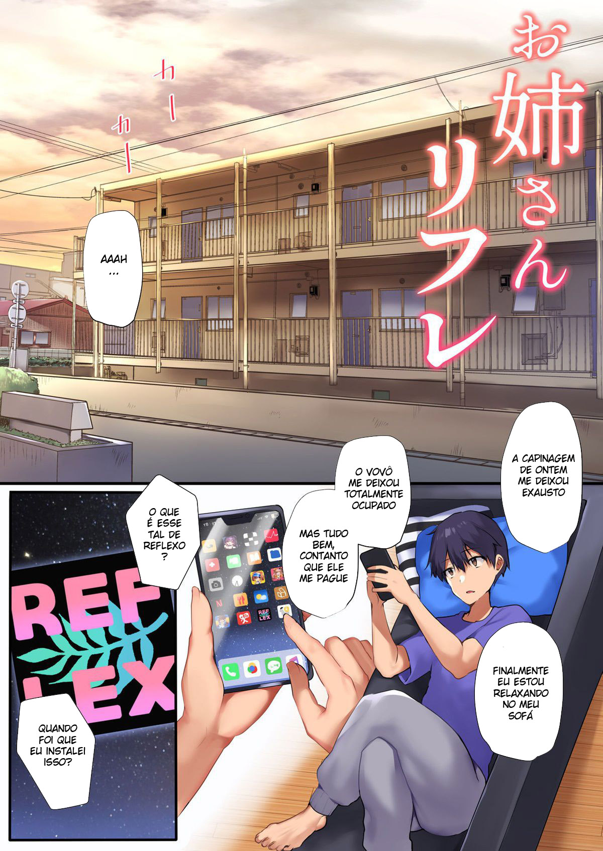 Página 3 do quadrinho adulto: Delivery de massagem – Leia completo em XCOMICS