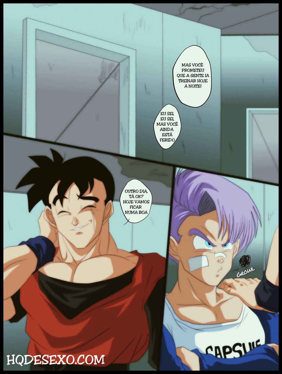 Capa do quadrinho adulto: Desire: Gohan x Bulma – Leia online em XCOMICS