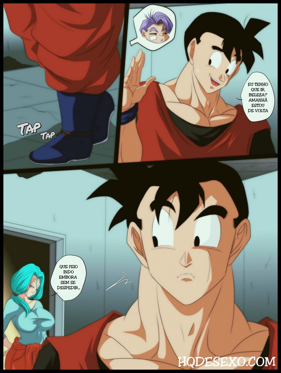 Página 3 do quadrinho adulto: Desire: Gohan x Bulma – Leia completo em XCOMICS