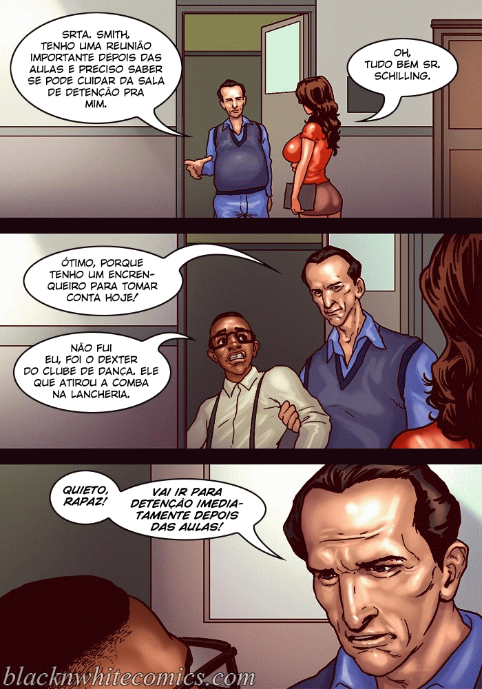 Página 18 do quadrinho adulto: Detenção – Leia completo em XCOMICS