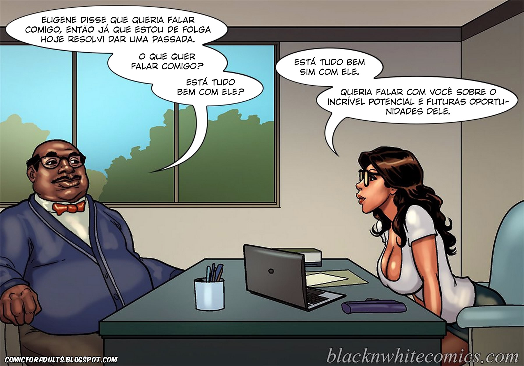 Página 5 do quadrinho adulto: Detenção 2 – Leia completo em XCOMICS