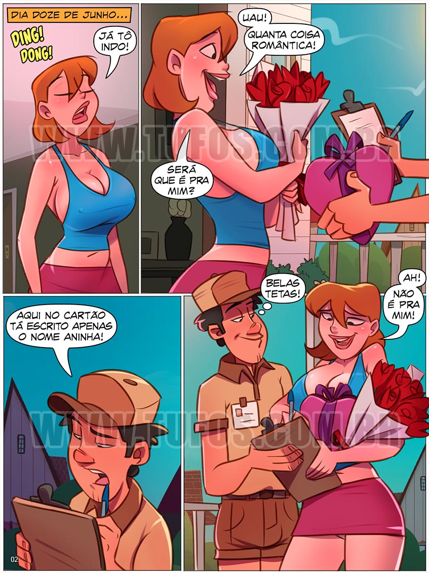 Página 2 do quadrinho adulto: Dia dos Namorados Parte 1 – Leia completo em XCOMICS