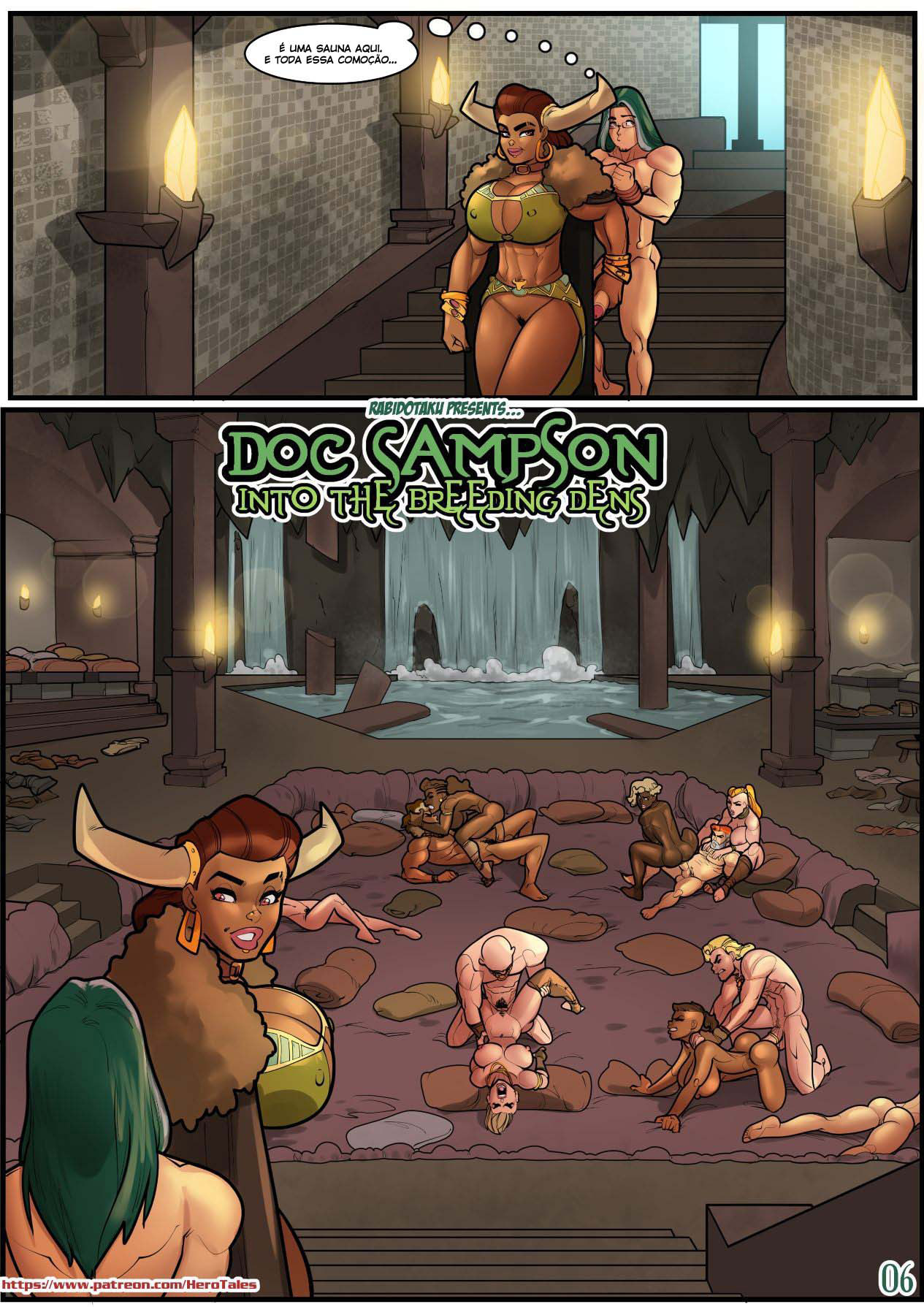Página 7 do quadrinho adulto: Doc Sampson, Into The Breeding Dens Hero Tales – Leia completo em XCOMICS