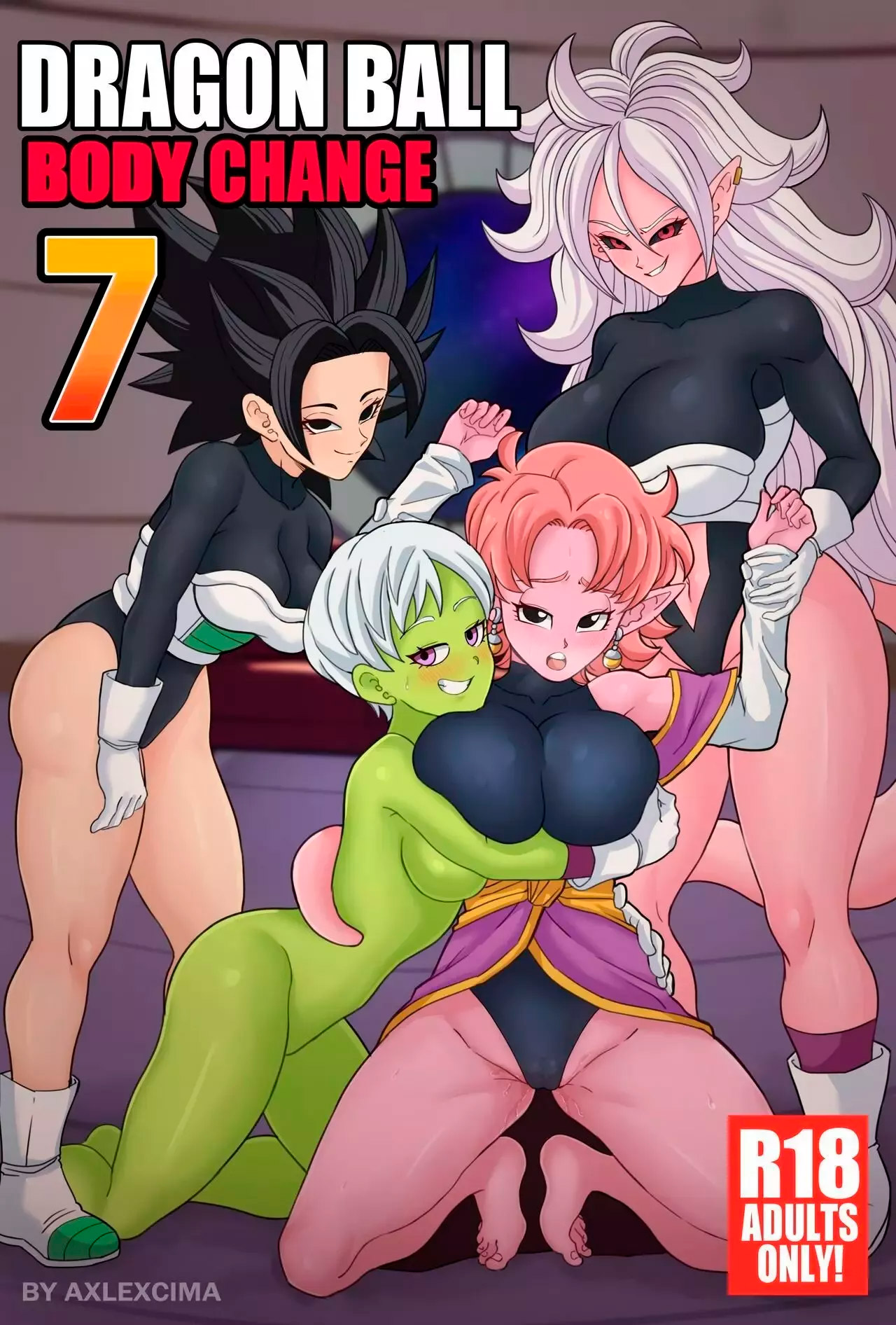 Página 1 do quadrinho adulto: Dragon Ball - A troca de corpos – Leia completo em XCOMICS