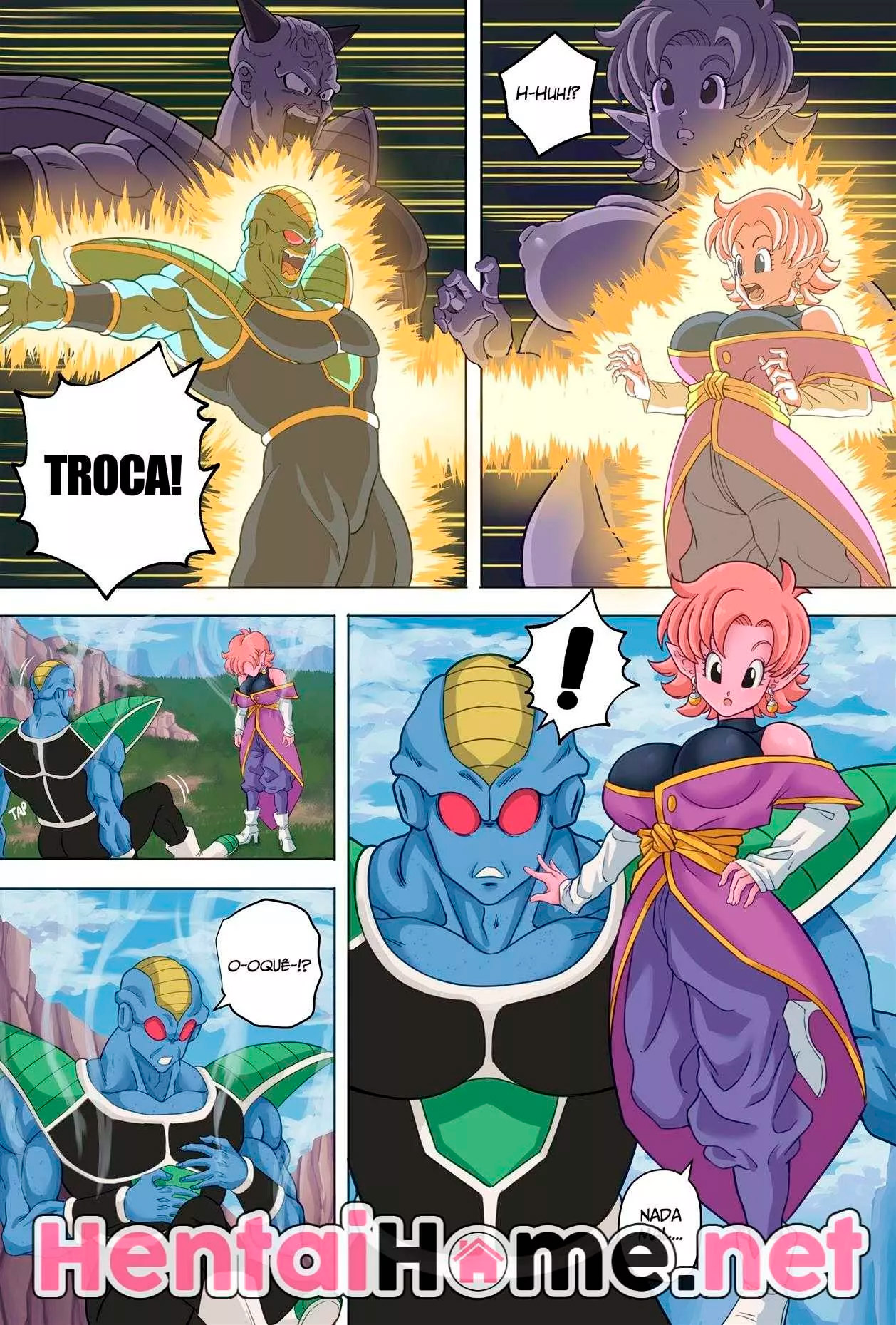 Página 3 do quadrinho adulto: Dragon Ball - A troca de corpos – Leia completo em XCOMICS