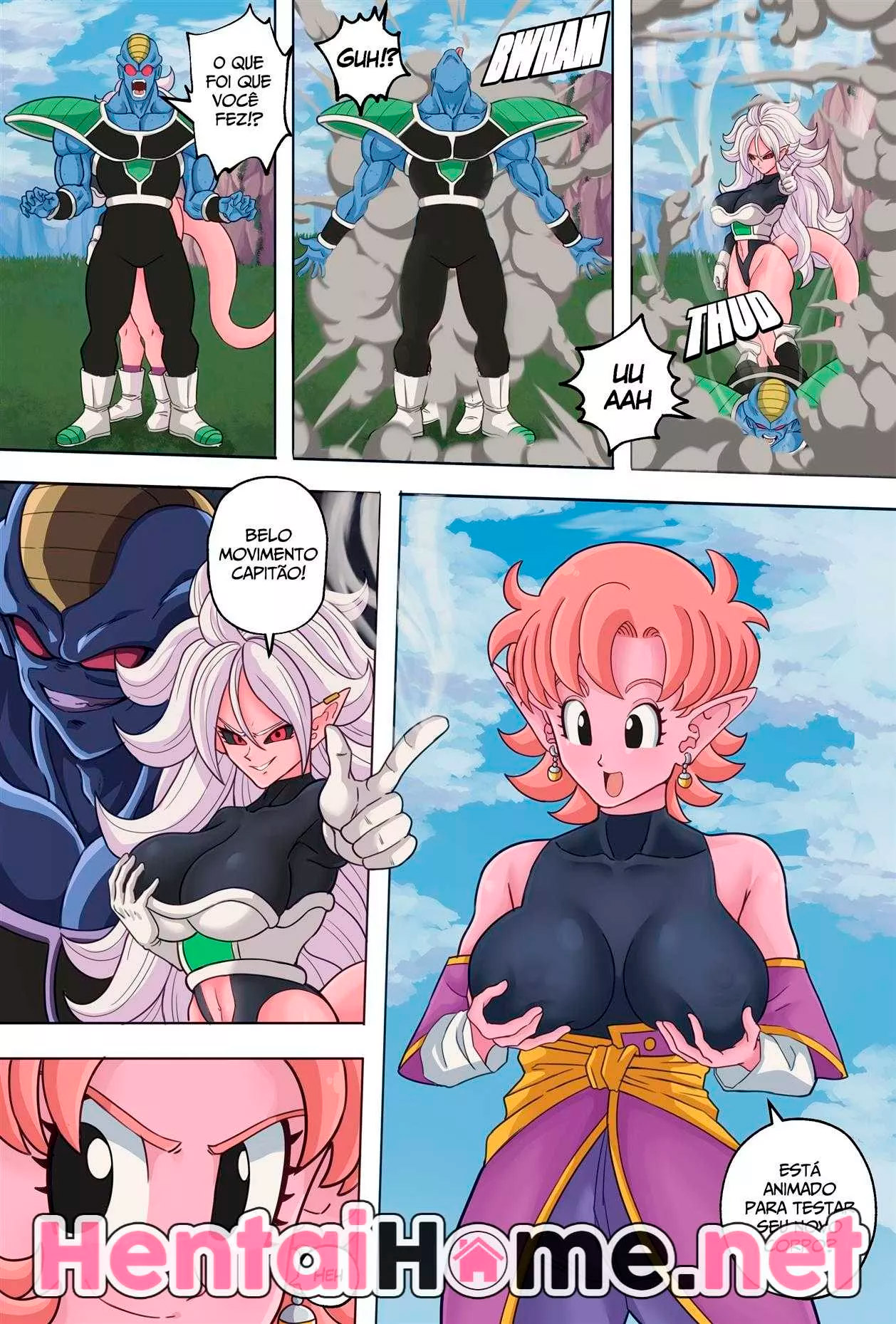 Página 4 do quadrinho adulto: Dragon Ball - A troca de corpos – Leia completo em XCOMICS