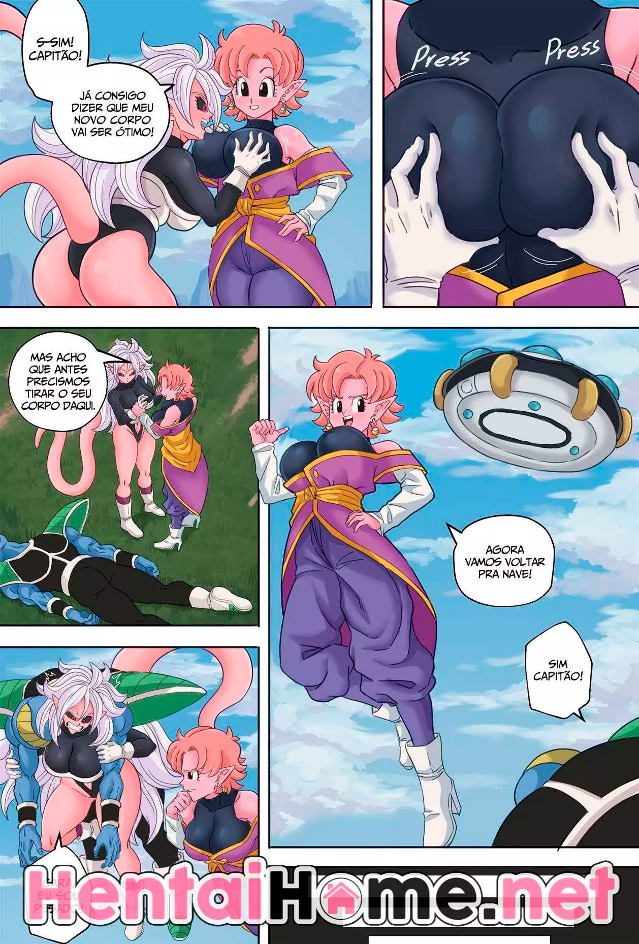 Página 5 do quadrinho adulto: Dragon Ball - A troca de corpos – Leia completo em XCOMICS