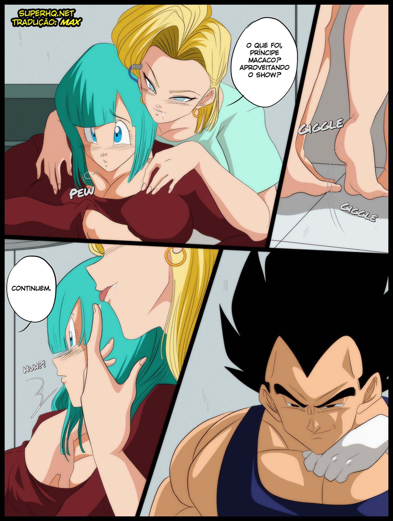 Página 14 do quadrinho adulto: Dragon Ball: Blackout – Leia completo em XCOMICS
