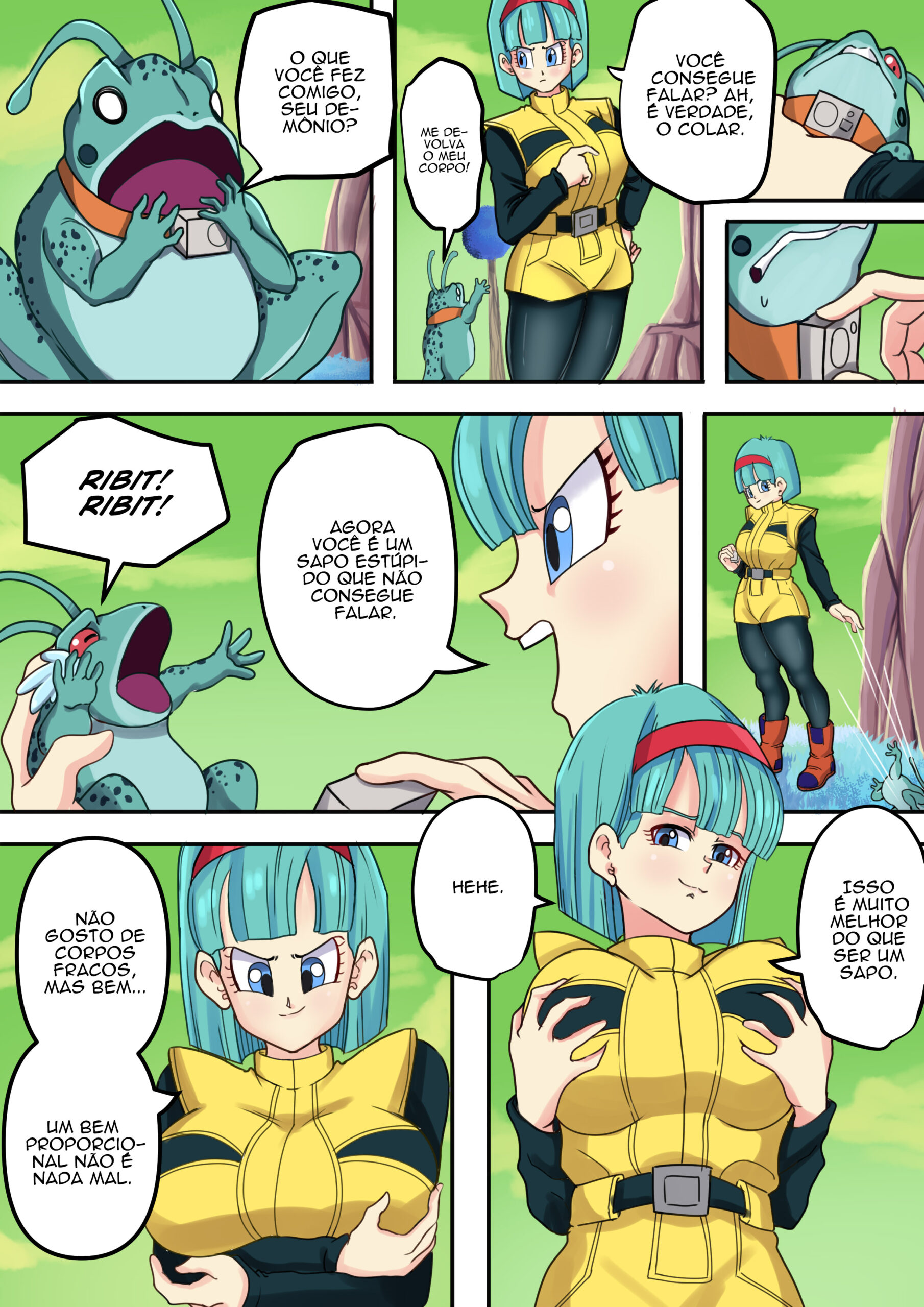 Página 8 do quadrinho adulto: Dragon Ball: Change Body – Leia completo em XCOMICS