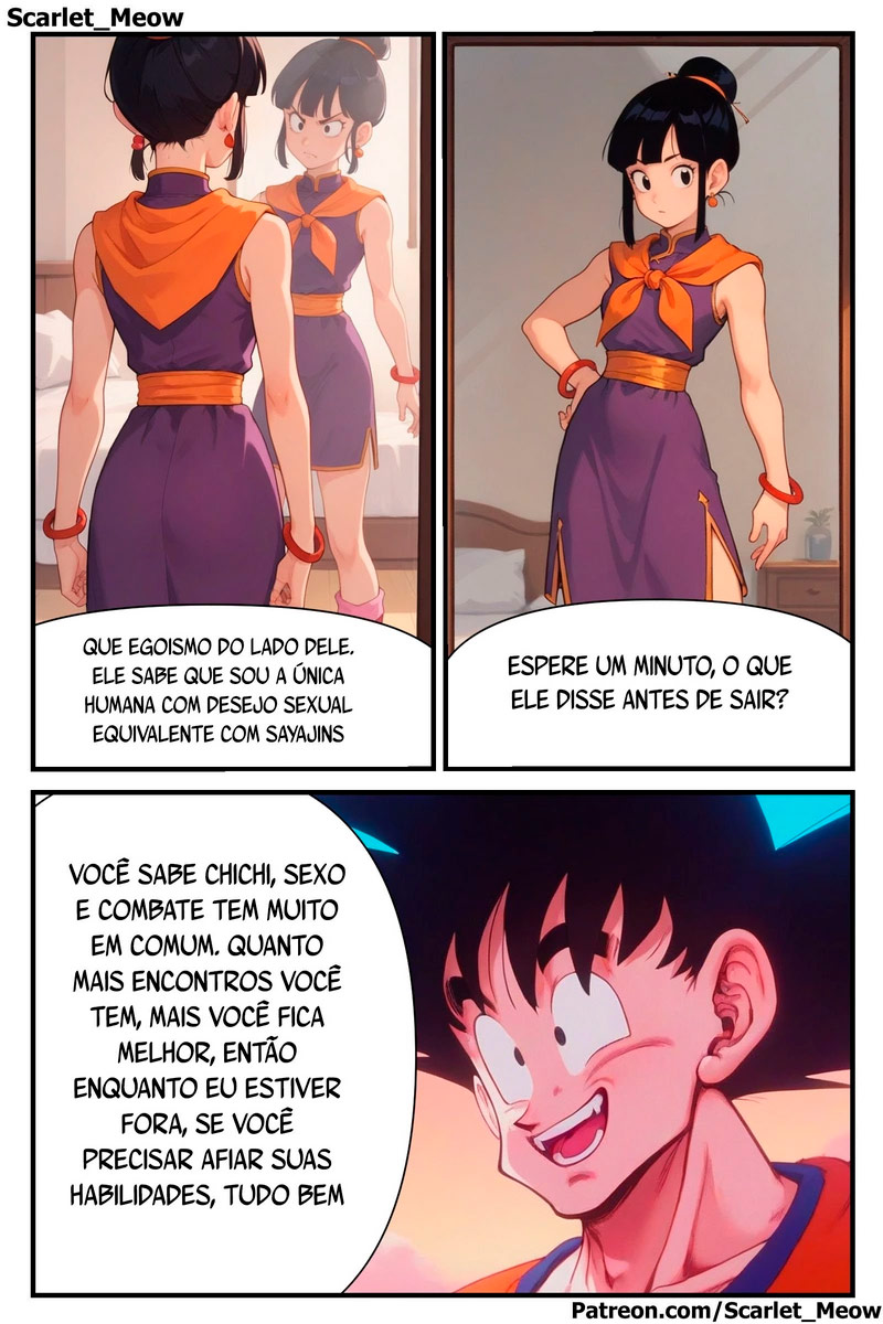Página 3 do quadrinho adulto: Dragon Ball, Goku’s Absence - Parte 01 – Leia completo em XCOMICS