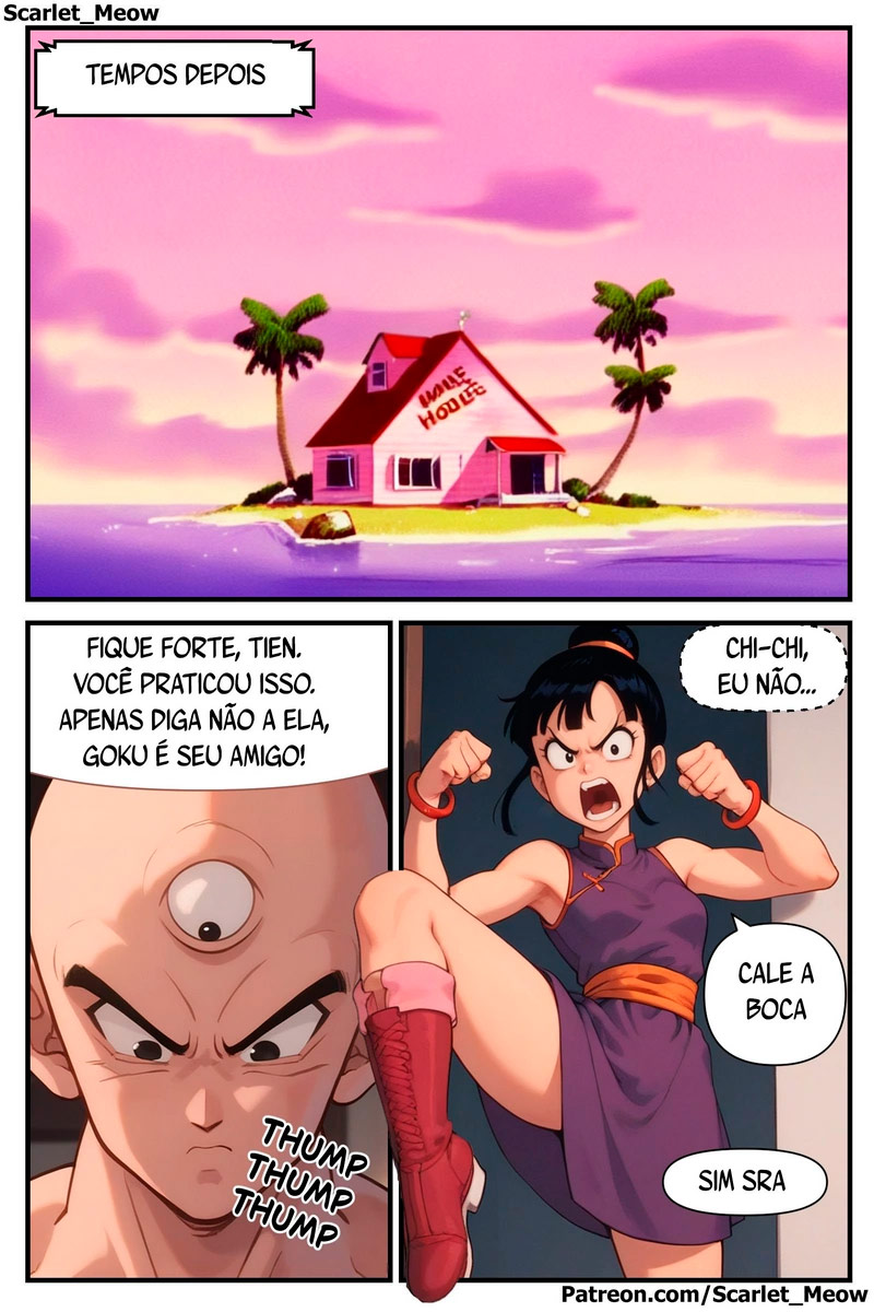 Página 8 do quadrinho adulto: Dragon Ball, Goku’s Absence - Parte 01 – Leia completo em XCOMICS