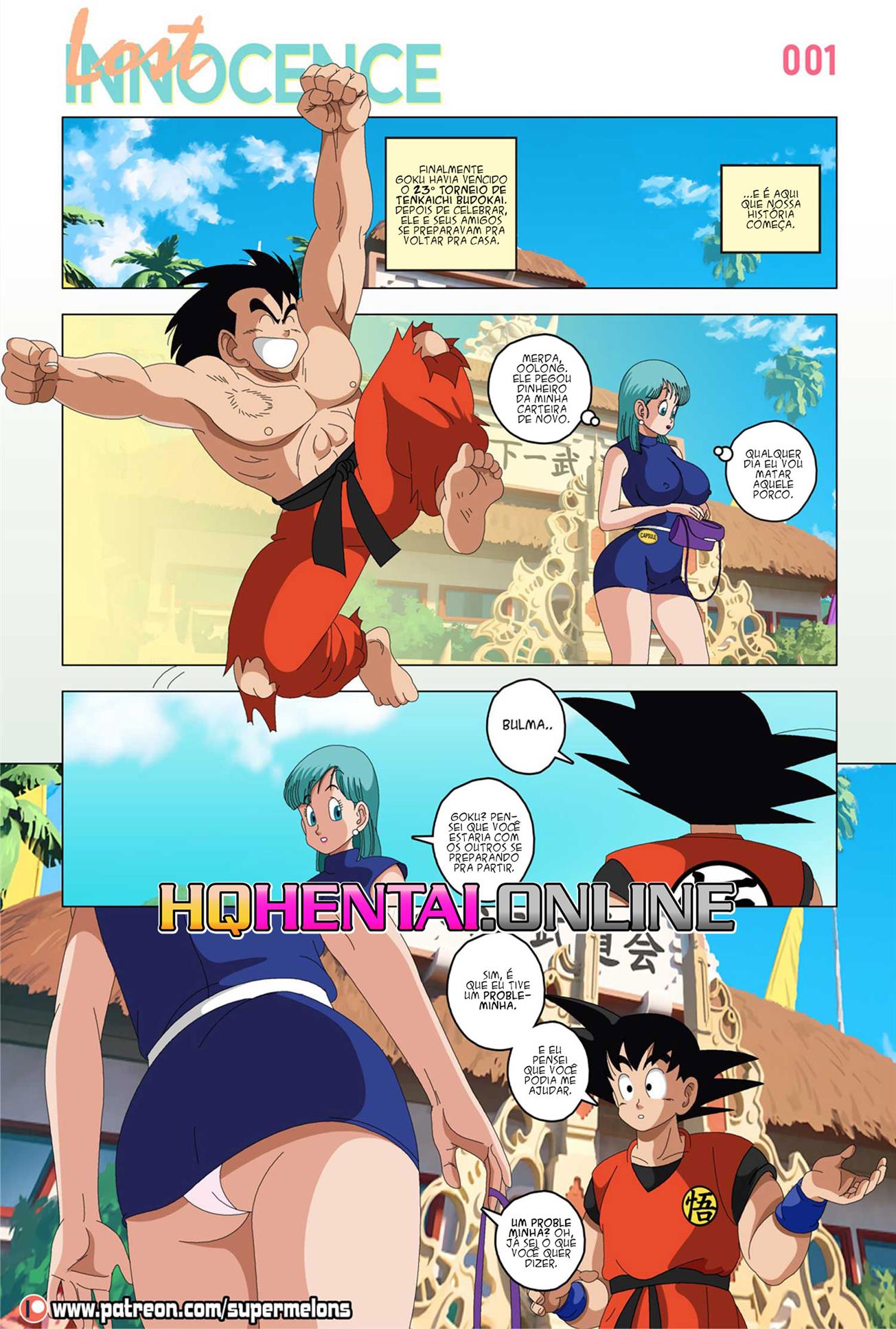 Página 2 do quadrinho adulto: Dragon Ball - Lost Innocence – Leia completo em XCOMICS