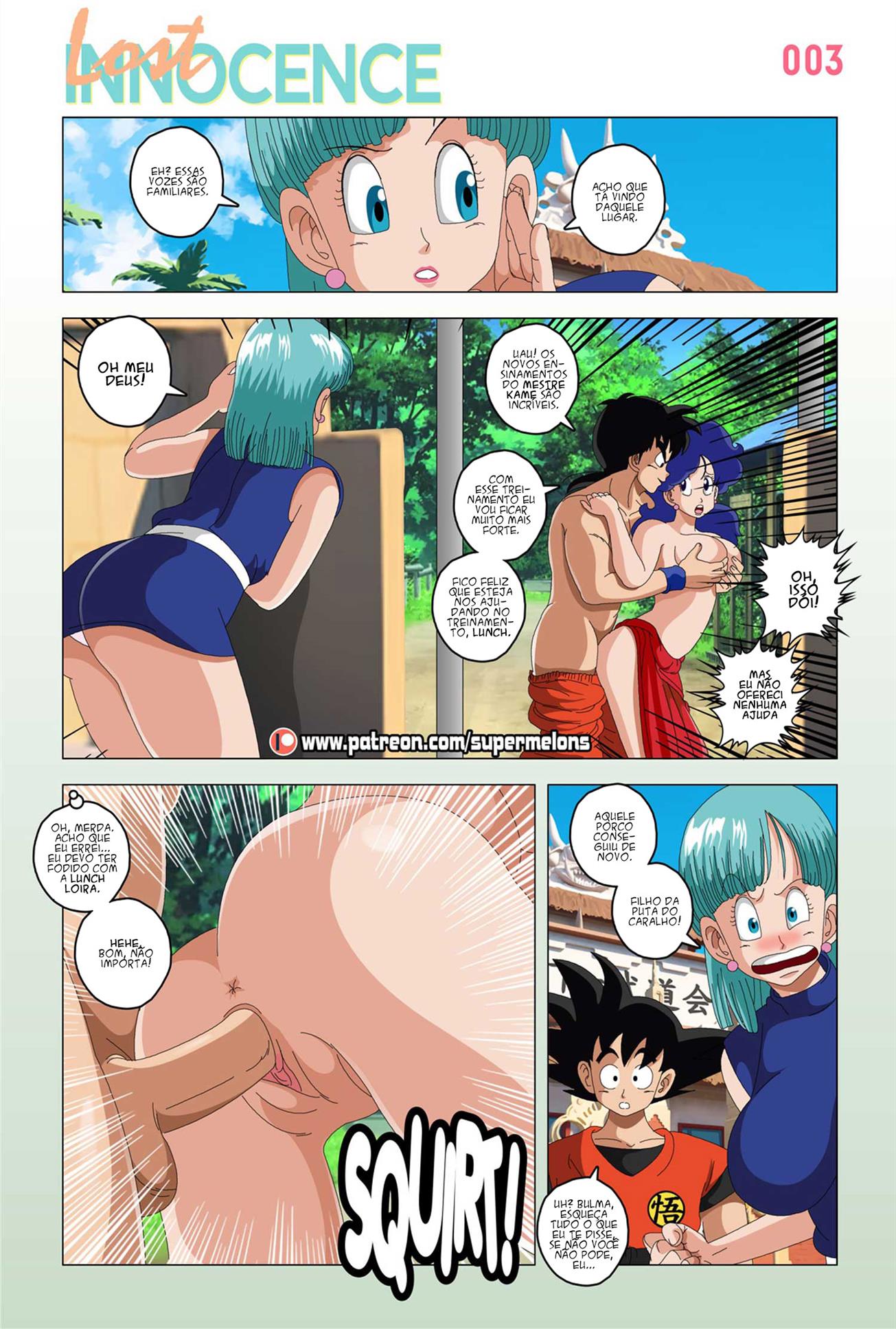 Página 4 do quadrinho adulto: Dragon Ball - Lost Innocence – Leia completo em XCOMICS