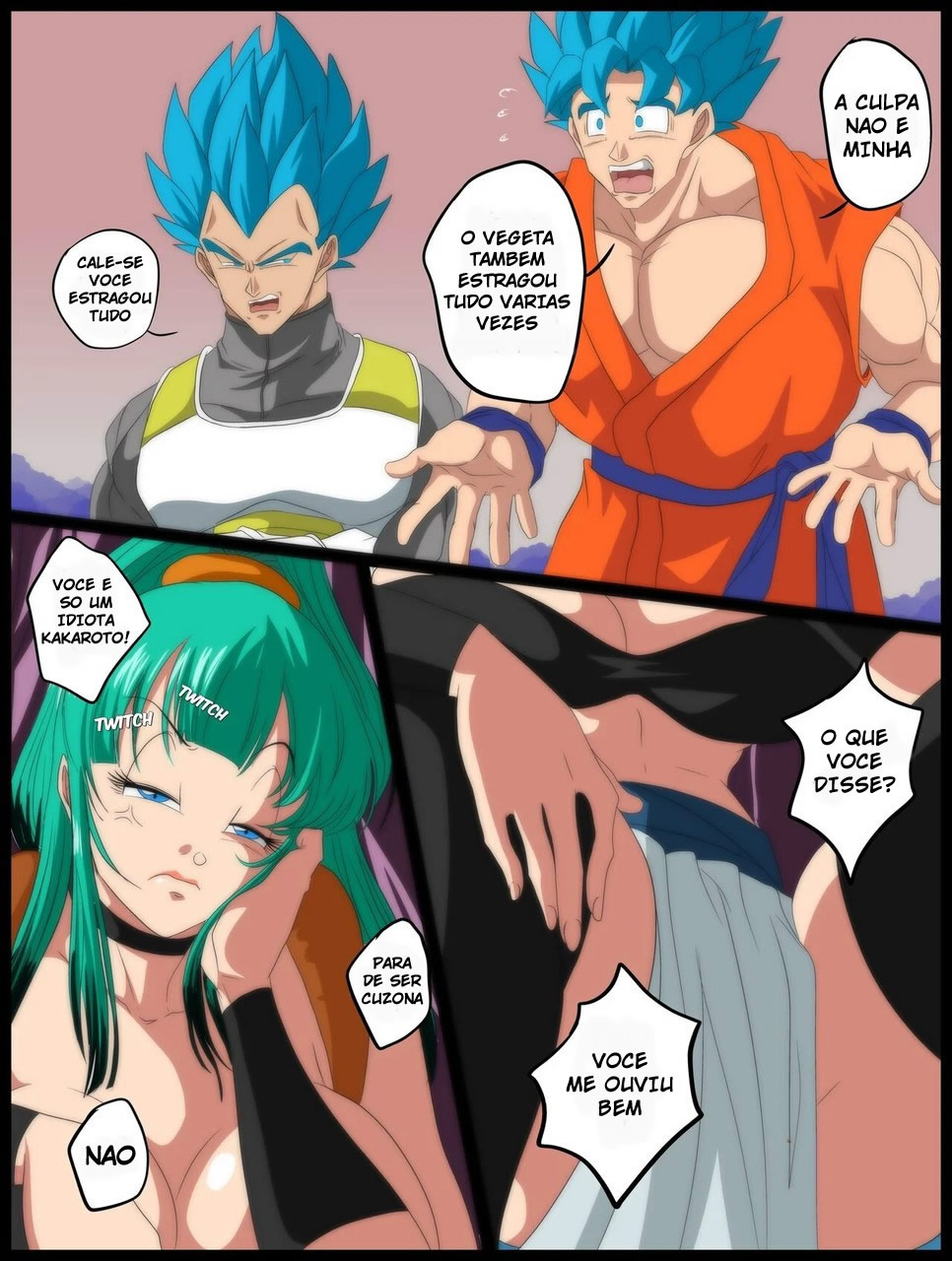 Página 3 do quadrinho adulto: Dragon Ball: Mindfuck – Leia completo em XCOMICS