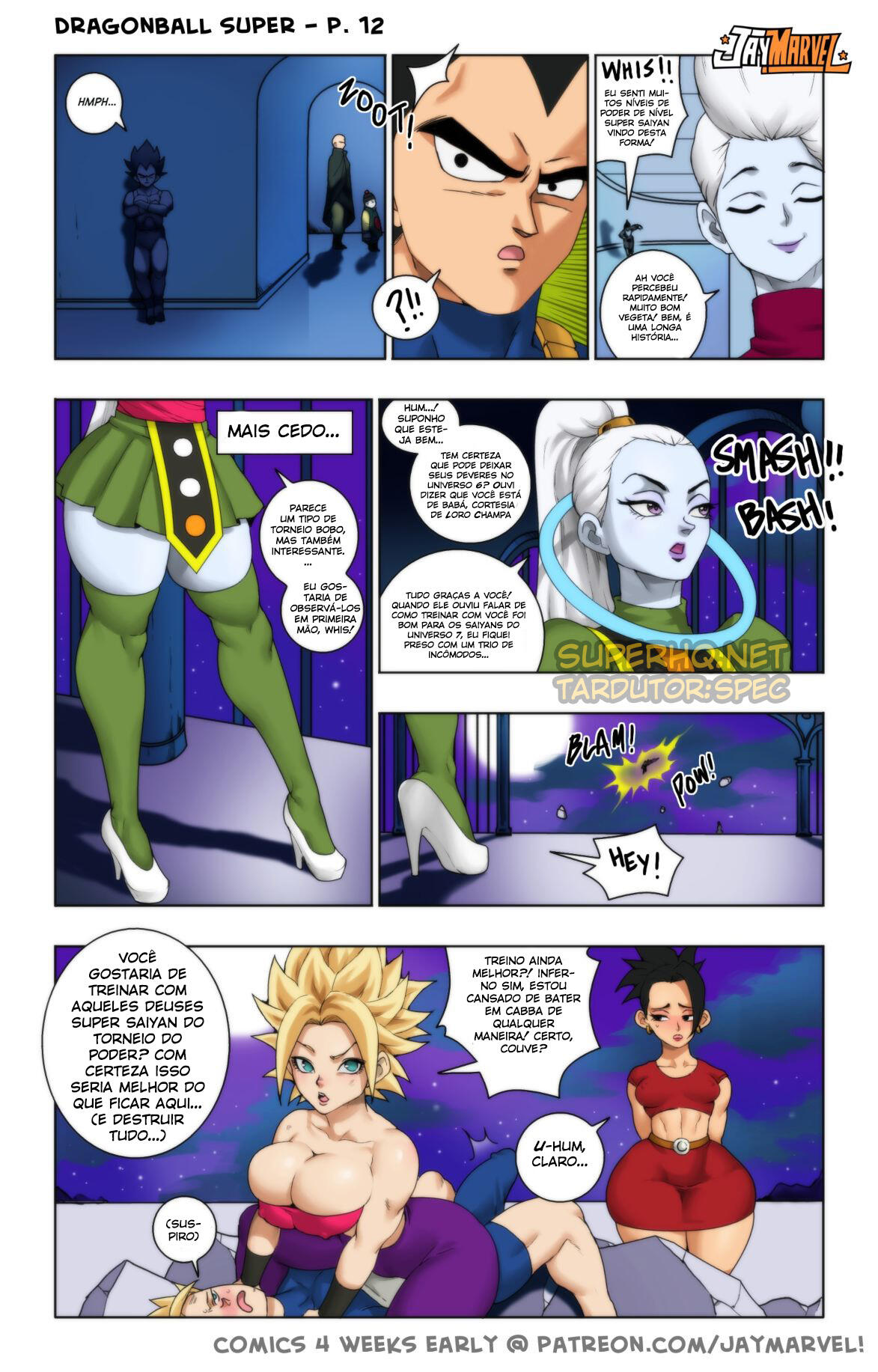 Página 12 do quadrinho adulto: Dragon Ball New Tournament – Leia completo em XCOMICS