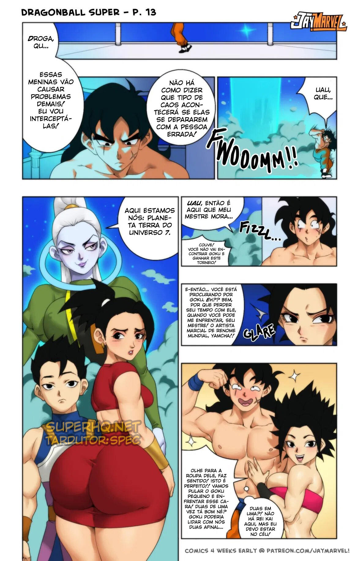 Página 13 do quadrinho adulto: Dragon Ball New Tournament – Leia completo em XCOMICS