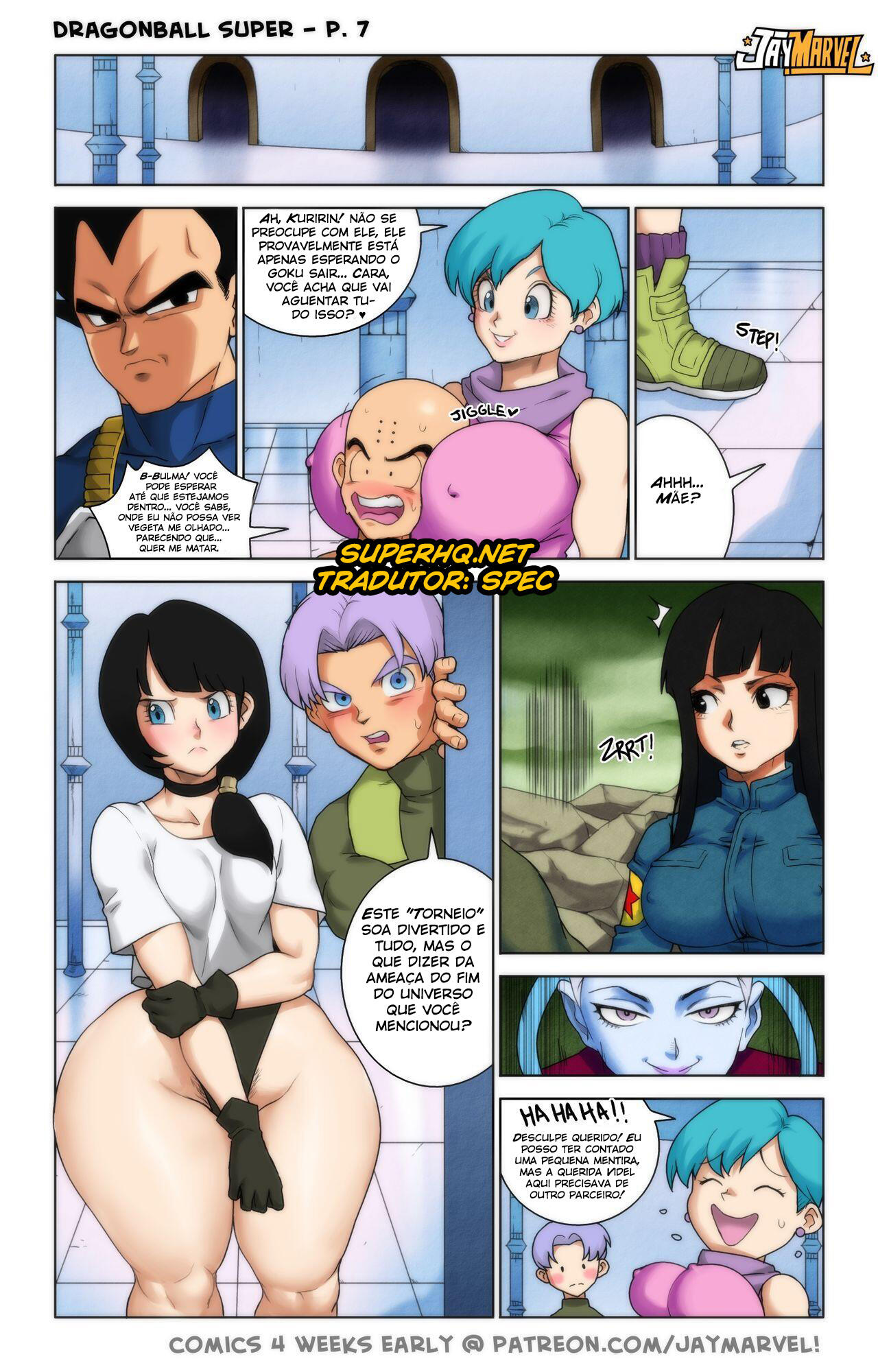 Página 7 do quadrinho adulto: Dragon Ball New Tournament – Leia completo em XCOMICS