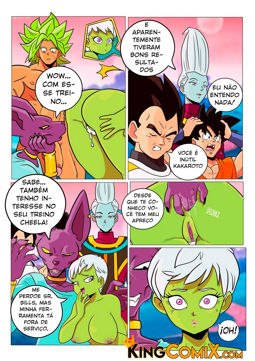 Página 17 do quadrinho adulto: Dragon Ball Super, Cheelai’s Training – Leia completo em XCOMICS