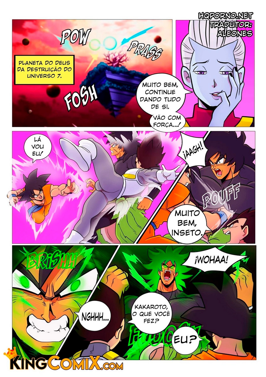 Página 3 do quadrinho adulto: Dragon Ball Super, Cheelai’s Training – Leia completo em XCOMICS