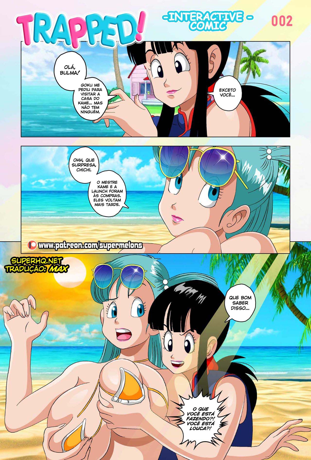 Capa do quadrinho adulto: Dragon Ball: Trapped – Leia online em XCOMICS