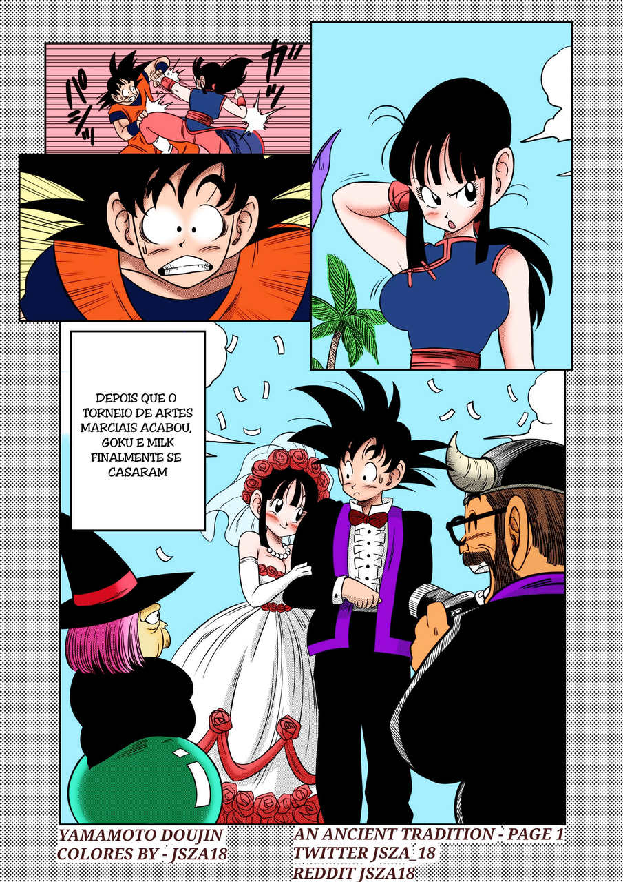 Página 2 do quadrinho adulto: Dragon Ball: Uma antiga tradição – Leia completo em XCOMICS