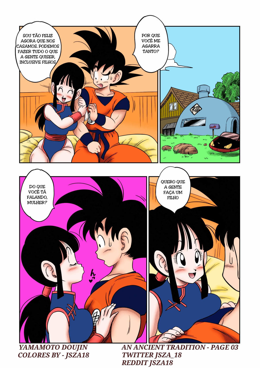 Página 4 do quadrinho adulto: Dragon Ball: Uma antiga tradição – Leia completo em XCOMICS