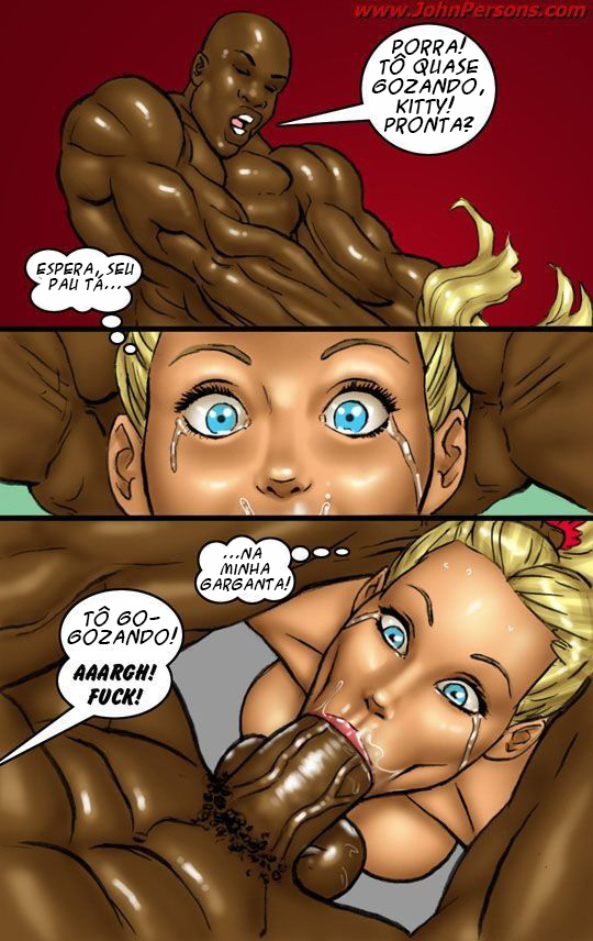 Página 40 do quadrinho adulto: Duas loiras gostosas e os negões – Leia completo em XCOMICS